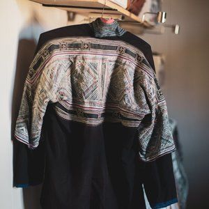 Vintage Antique Indigo Handmade Jacket From Thailand